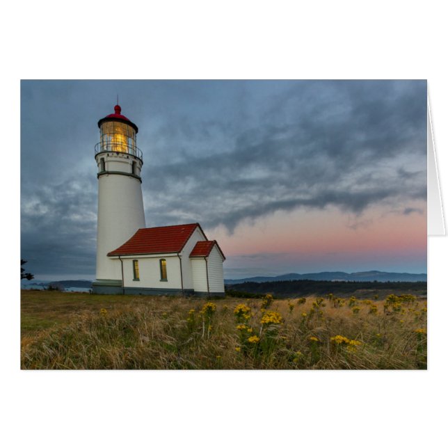 Oregon's oudste vuurtoren bij Cape Blanco State (Voorkant Horizontaal)