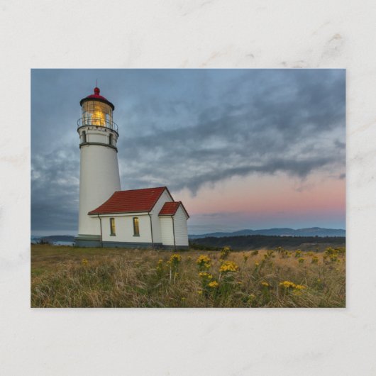 Oregon's oudste vuurtoren bij Cape Blanco State Briefkaart (Voorkant)