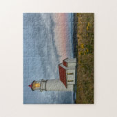 Oregon's oudste vuurtoren bij Cape Blanco State Legpuzzel (Verticaal)