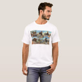 OregonScene-Uitzichten van Rodeo Bronco-usters T-shirt (Voorkant volledig)