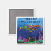 oregonwalvis magneet (Voorkant / Achterkant)