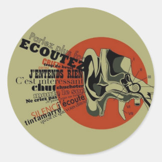 Oreille Ronde Sticker