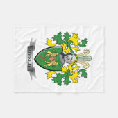 O'Reilly Coat of Arms Fleece Deken (Voorkant (Horizontaal))