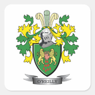 O'Reilly Coat of Arms Vierkante Sticker