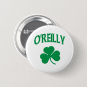 O'Reilly Shamrock Ronde Button 5,7 Cm (Voorkant /achterkant)