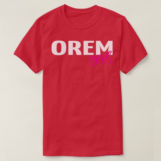 Orem Meisje 1 T-shirt (Design voorkant)