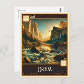 Orem, Utah | Briefkaart (Voorkant / Achterkant)