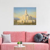 Orem Utah Temple Painting™ LDS Muurschildering Can Canvas Afdruk (Insitu (Woonkamer))