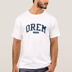 Orem Utah UT College University Style Navy T-shirt