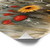 Oren van Elegantie: Een Fantasie Konijn Perfect Poster (Hoek)