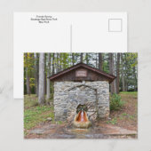 Orenda Spring, Saratoga County New York Briefkaart (Voorkant / Achterkant)