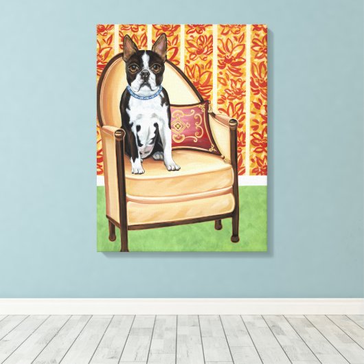 Oreo Cookie Boston Canvas Afdruk (Insitu (Houten vloer))