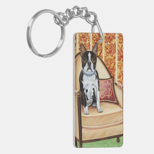 Oreo Cookie Boston Sleutelhanger (Voorkant Links)