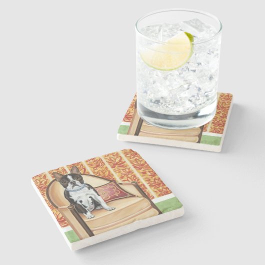 Oreo Cookie Boston Stenen Onderzetter (Zijkant)