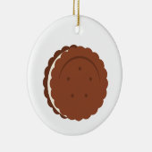 Oreo Cookie Keramisch Ornament (Rechts)