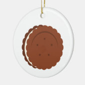 Oreo Cookie Keramisch Ornament (Links)
