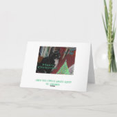 Oreo de Zoete Wonder Kat Feestdagen Kaart (Achterkant)