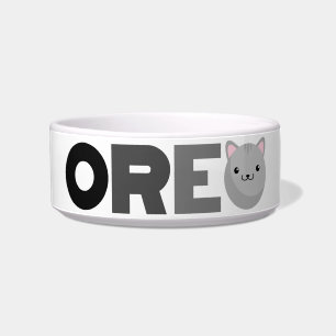 Oreo Gray of Ginger Cat Bowl Voerbakje