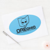 OREohio ovale sticker (Envelop)