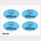 OREohio ovale sticker (Vel)