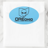 OREohio ovale sticker (Tas)