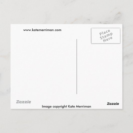 Oreokoeien, Nicasio Briefkaart (Achterkant)