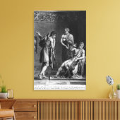 Orestes en Pyrrhus Canvas Afdruk (Insitu (Woonkamer))