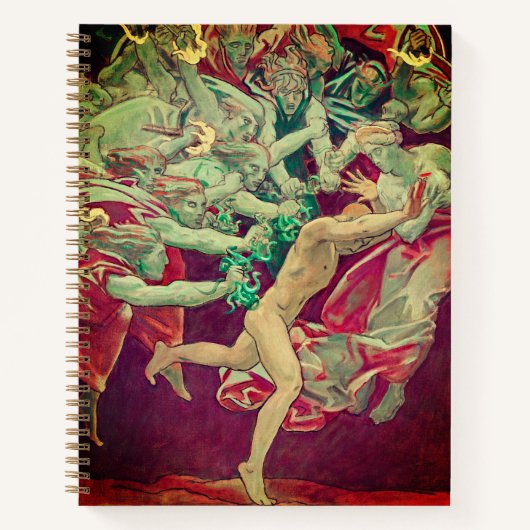 Orestes & Furies Dark Academia Notitieboek (Voorkant)