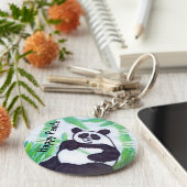Orestes Overlingaites Panda, Happy Panda Sleutelhanger (Zijkant)