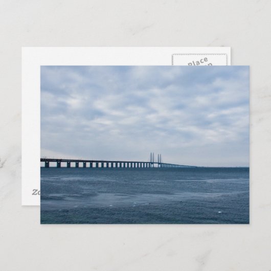 Oresundbrug Briefkaart (Voorkant / Achterkant)