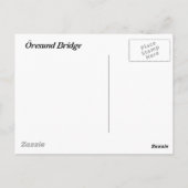 Oresundbrug Briefkaart (Achterkant)