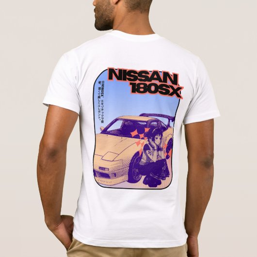 Orexo "Midnight Drift: 180SX Edition" T-shirt (Achterkant)