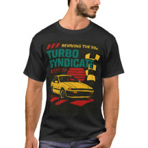 OREXO "Turbo Syndicate AE86" T-shirt zwart