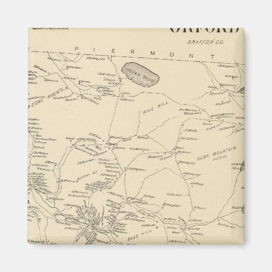 Orford, Grafton Co Magneet (Voorkant)