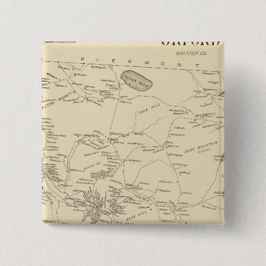 Orford, Grafton Co Vierkante Button 5,1 Cm (Voorkant)