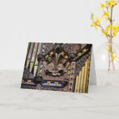 Orgaan, Ely Kathedraal, UK- wenskaart Kaart (Gele Bloem)