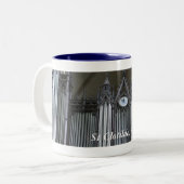 Orgaan van St Clotilde, Parijs Tweekleurige Koffiemok (Voorkant links)