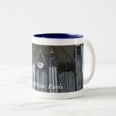 Orgaan van St Clotilde, Parijs Tweekleurige Koffiemok (Voorkant rechts)