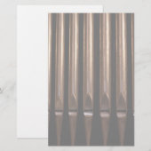 Orgaanbuizen Briefpapier (Voorkant / Achterkant)