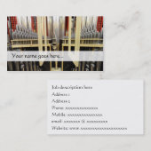 Orgaanbuizen visitekaartje - orgaanbinnenkant (Voorkant / Achterkant)