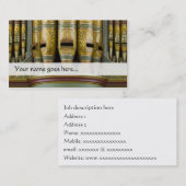 Orgaanbuizen visitekaartje - versierde buizen (Voorkant / Achterkant)