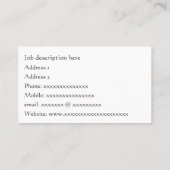 Orgaanbuizen visitekaartje - versierde buizen (Achterkant)