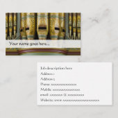 Orgaanbuizen visitekaartje - versierde buizen (Voorkant / Achterkant)