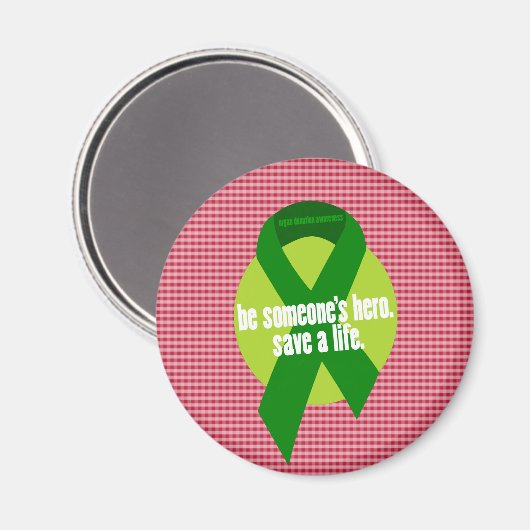 Orgaandonatie Bewustmakingsnetten Magneet (Voorkant / Achterkant)