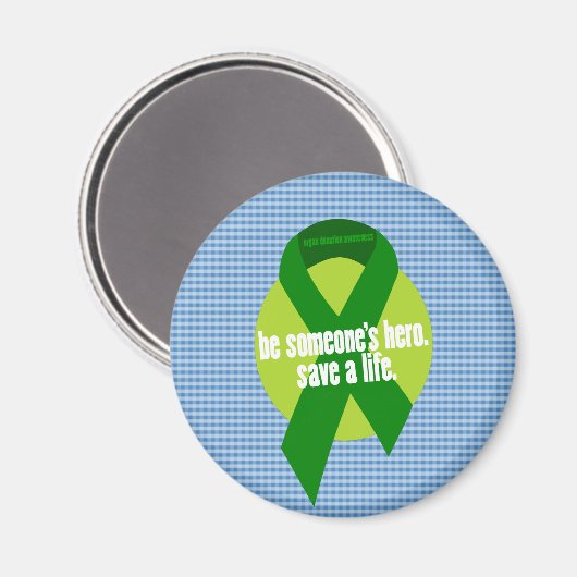 Orgaandonatie Bewustmakingsnetten Magneet (Voorkant / Achterkant)