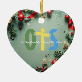Orgaandonatie bewustzijn Kerstvakantie Keramisch Ornament