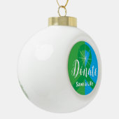 Orgaandonatie Green Ribbon Ornament (Links)
