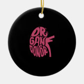 Orgaandonatie Nieren Keramisch Ornament (Voorkant)