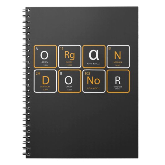 Orgaandonatie Nieren Medische Gezondheid donor Notitieboek (Voorkant)