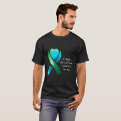 Orgaandonatie redt levens en bewustmaking van dono t-shirt (Voorkant volledig)